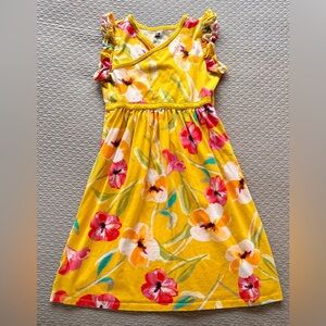 Tea Collection Yellow Floral Dress
